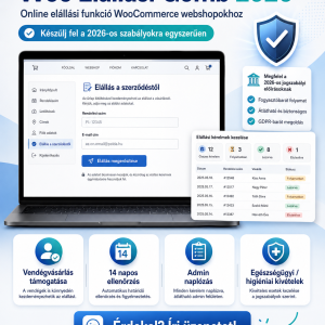 webshop elállási gomb